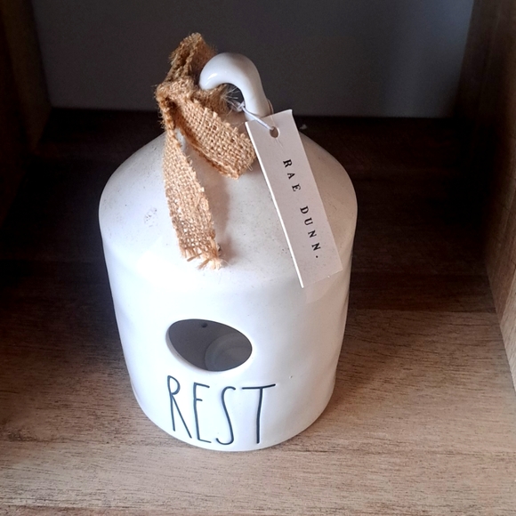 Rae Dunn rest bird house - Picture 1 of 3